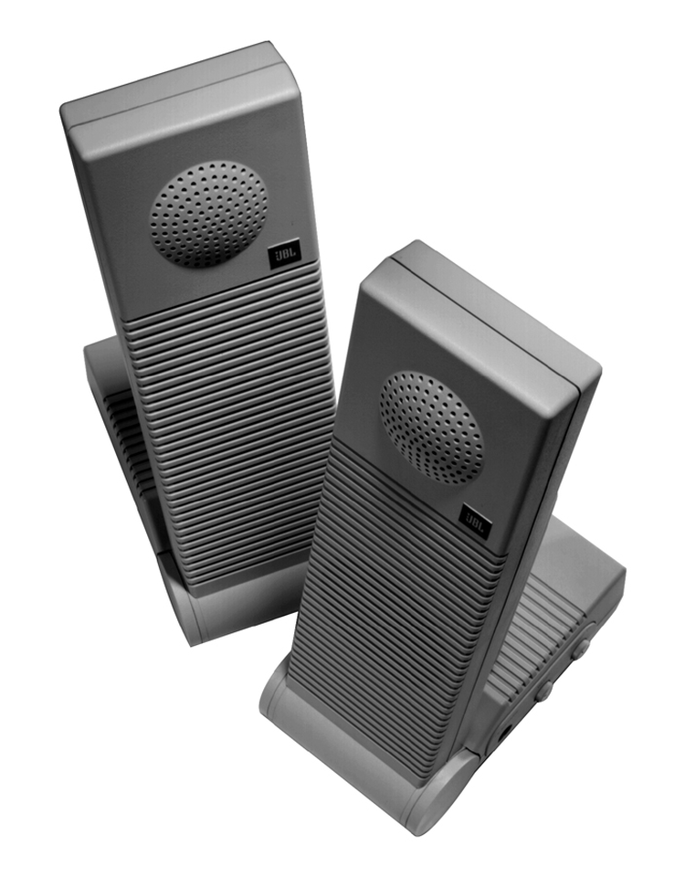 MEDIA 2 - Black - 4 inch 2-Way Powered Speaker System - Hero